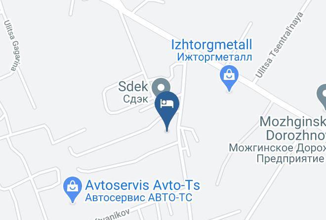 Mozhga - Gostinitsa Shokolad Maps