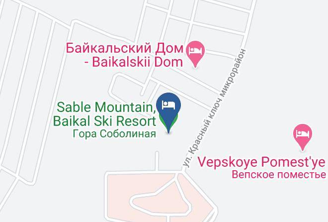 Slyudyansky District - Gostinitsa Sobolinaya Maps