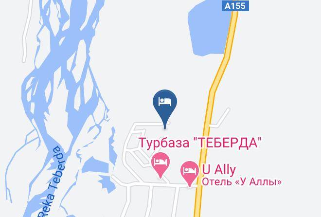 Karachayevsk - Gostinitsa Teberda Maps