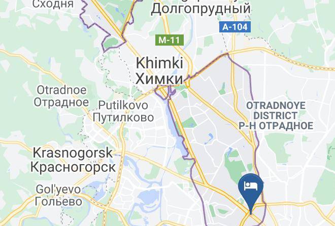 Moscow - Gostinitsa Triol' Skakovaya Maps