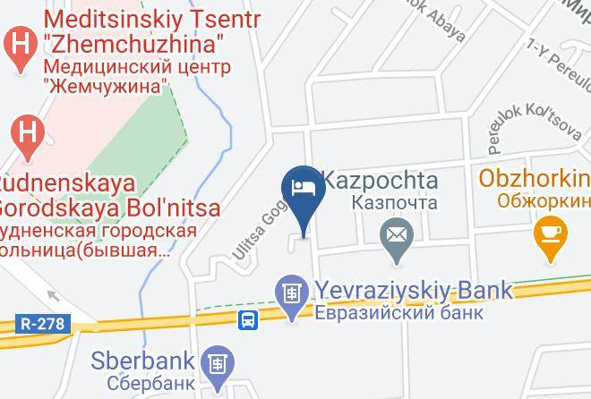 Kostanay Region - Gostinitsa Troya Maps