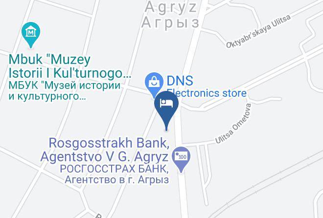 Agryzsky District - Gostinitsa Tsentral'naya Agryz Maps