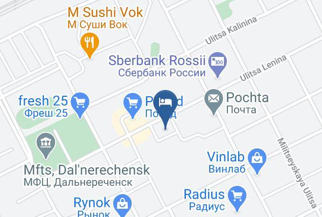 Dal Nerechensk - Gostinitsa Tsentral'naya Maps