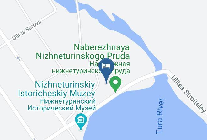 Nizhnyaya Tura - Gostinitsa Tura Maps