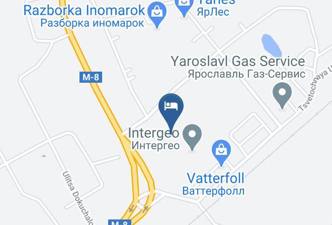 Yaroslavl - Gostinitsa Uchebnogo Tsentra Rzhd Maps