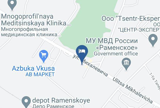 Ramensky District - Gostinitsa Usad'ba Ramenskoye Maps