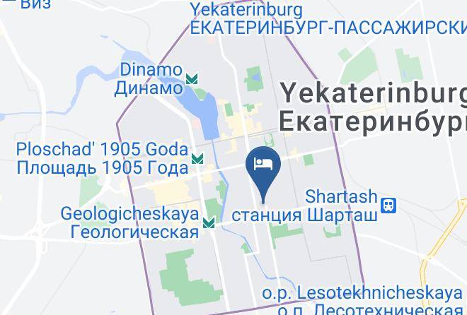 Yekaterinburg - Gostinitsa Uspenskiy Dvor Tsentral'naya Maps