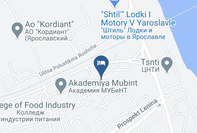 Yaroslavl - Gostinitsa Uvd Maps