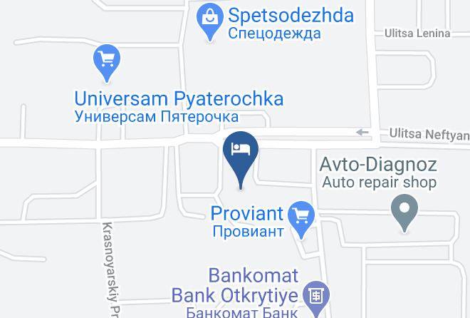 Usinsk - Gostinitsa Uyutnyy Dom Maps