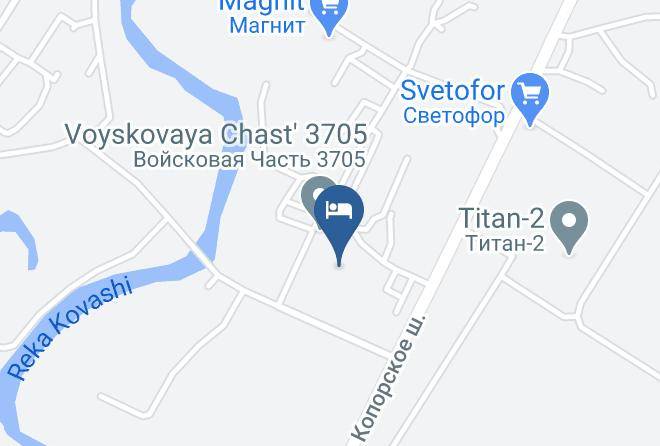 Sosnovyy Bor - Gostinitsa Viktoriya Mira 5 Maps