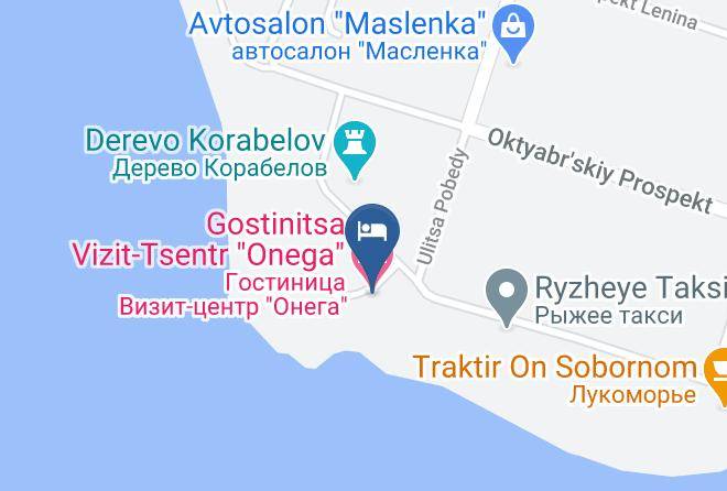 Onezhsky District - Gostinitsa Vizit Tsentr Onega Maps