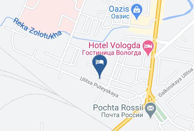 Vologda - Gostinitsa Vologdy Sputnik Maps