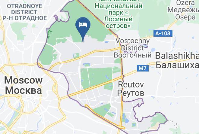 Moscow - Gostinitsa Vostochnaya Maps