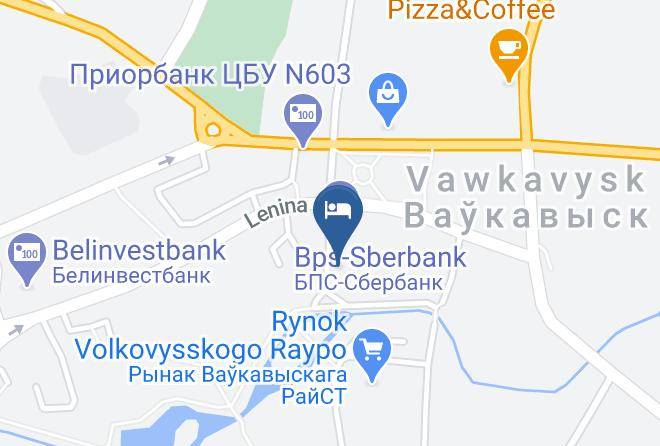 Vawkavysk District - Gostinitsa Voyazh Vawkavysk Chp Restkhoumservis Maps