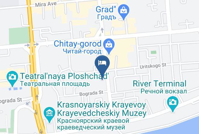 Krasnoyarsk - Gostinitsa Yermak Maps