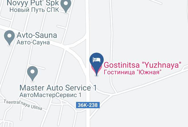 Gostinitsa Yuzhnaya Map