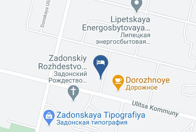 Gostinitsa Zadonsk Krupskaya 42 Map