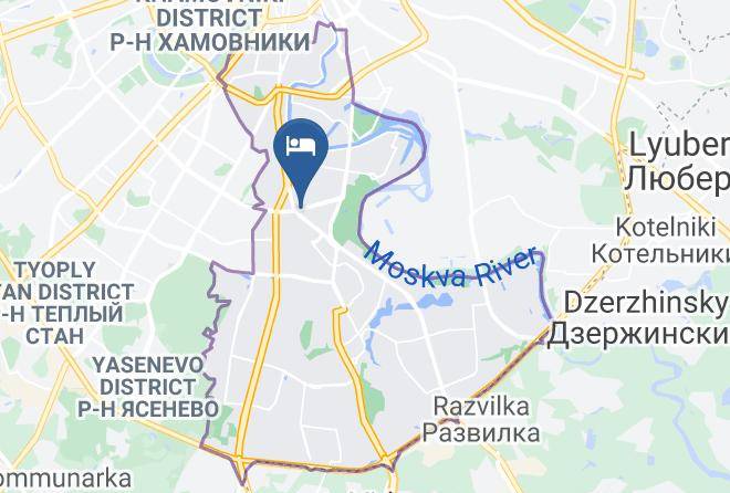 Moscow - Gostinitsa Zarech'ye Av Maps