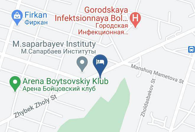 Shymkent - Gostinitsa Zhibek Zholy V Shymkente Maps