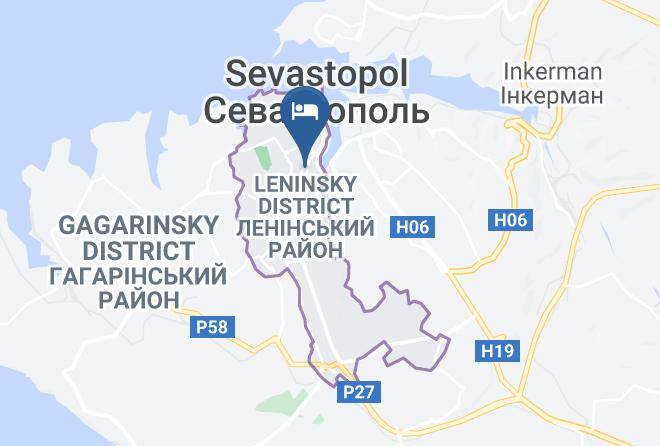 Sebastopol - Gostinitsa Zyuyd Maps