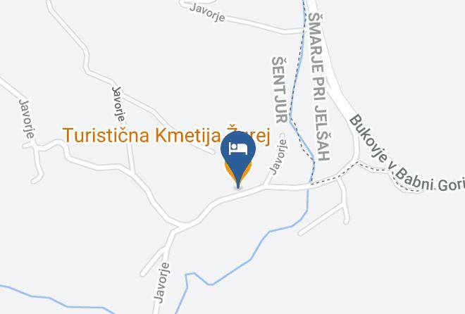 Municipality Of Sentjur - Gostinstvo Zurej Franc Zurej Sp Maps