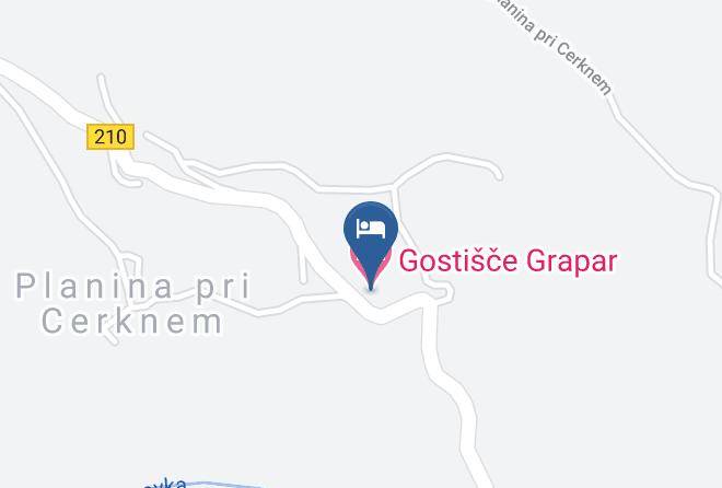 Cerkno - Gostisce Grapar Maps