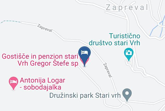 Gorenja Vas - Gostisce In Penzion Stari Vrh Gregor Stefe Sp Maps