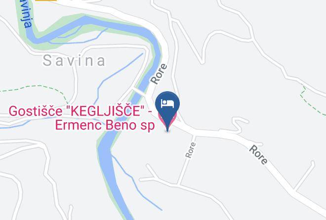 Ljubno Ob Savinji - Gostisce Kegljisce Slavko Ermenc Sp Maps