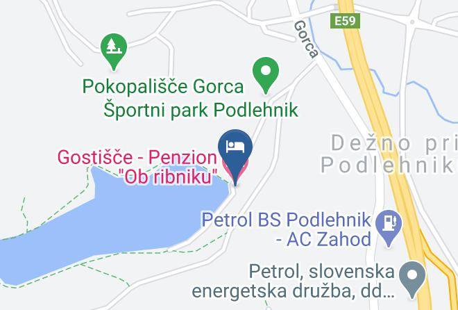 Podlehnik - Gostisce Penzion Ob Ribniku Maps