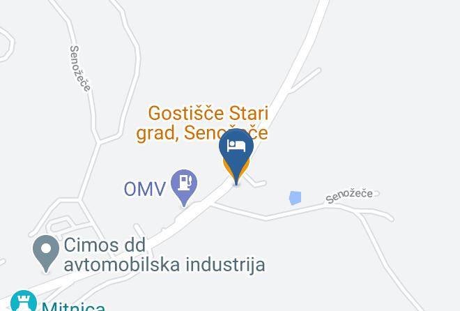 Divaca - Gostisce Stari Grad Senozece Maps