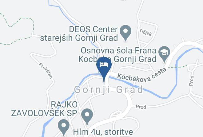 Gornji Grad - Gostisce Trobej Sandra Bevc Filac Sp Maps