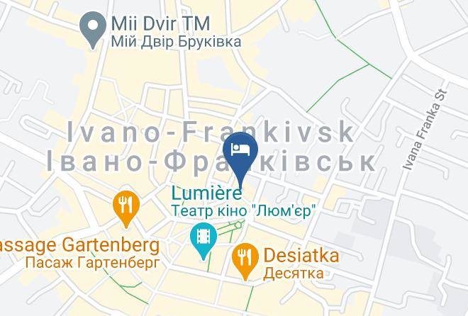 Ivano Frankivs K - Pid Templem Hotel Maps