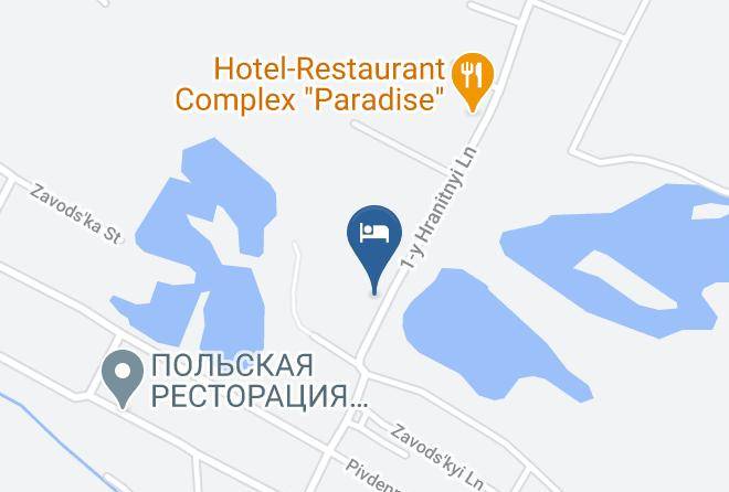 Korosten - Gotely Sauna Restoran Paradise Maps