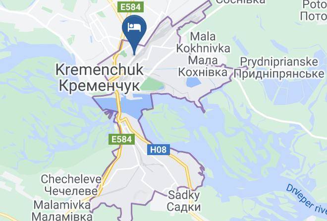 Kremenchuk - Gotely Yolki Palki Maps