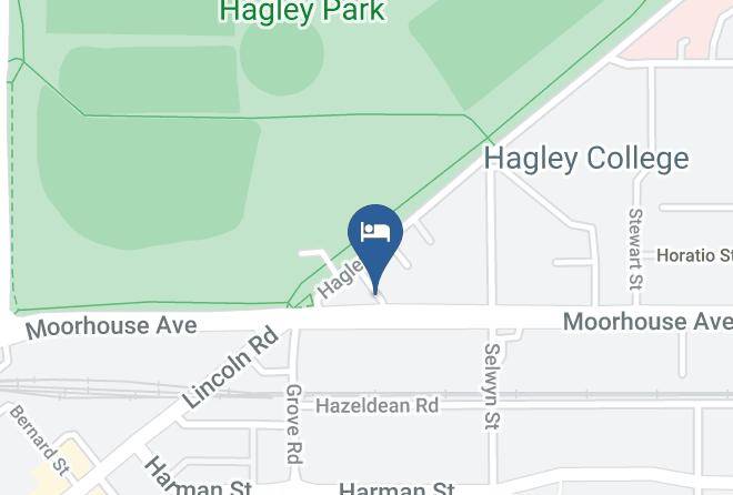 Christchurch - Gothic Heights Motel Maps