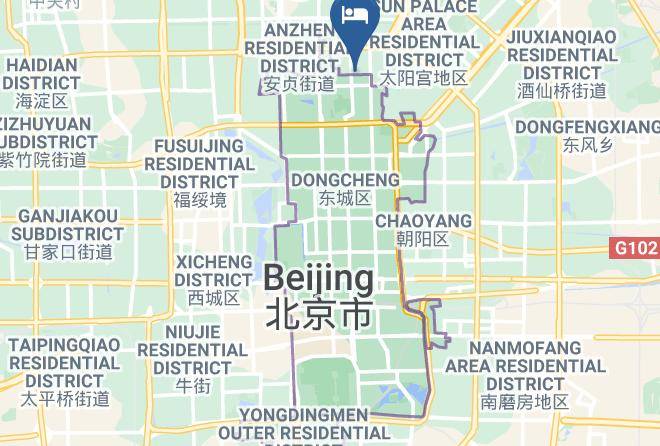Beijing - Goto Modern Hotel Hepingli Beijing Maps