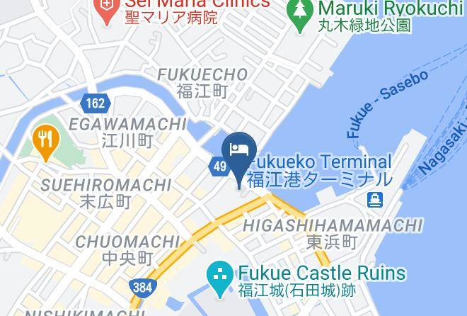Goto City - Goto Tsubaki Hotel Maps