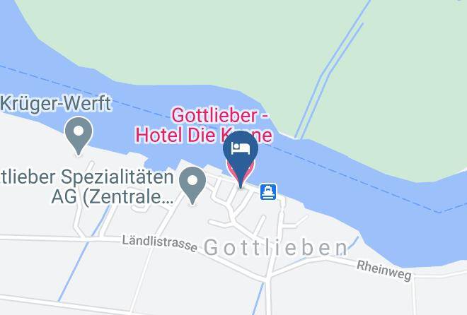 Kreuzlingen - Gottlieber Hotel Die Krone Maps