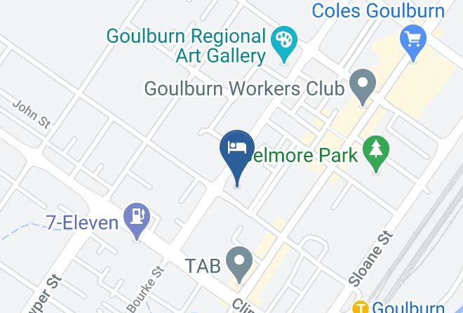 Goulburn Mulwaree - The Abbey Motel Goulburn Maps