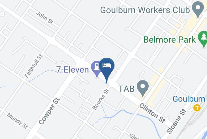 Goulburn Mulwaree - Goulburn Motor Inn Maps