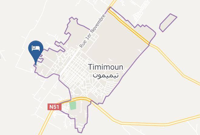 Adrar - Gourara Hotel Maps