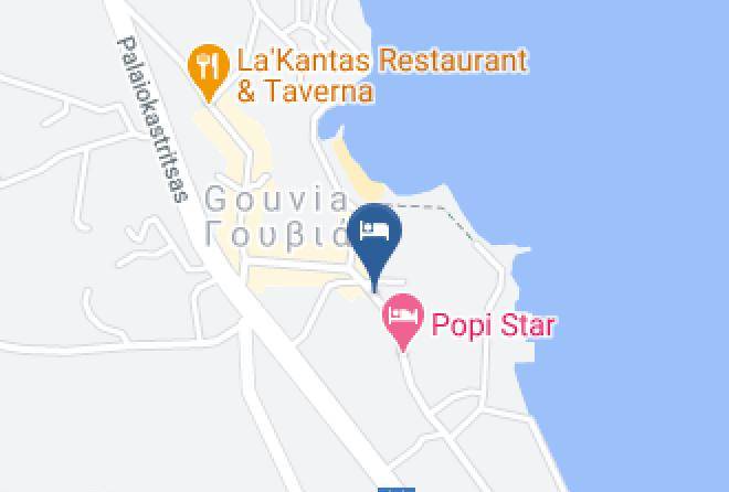 Kerkira - Gouvia Hotel Maps