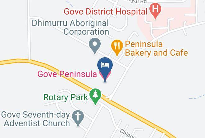 East Arnhem - Gove Peninsula Motel Maps