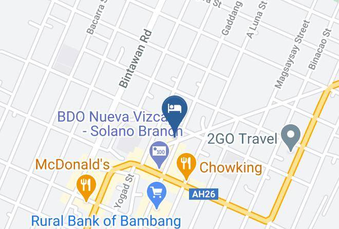 Nueva Vizcaya - Governor's Garden Hotel Maps