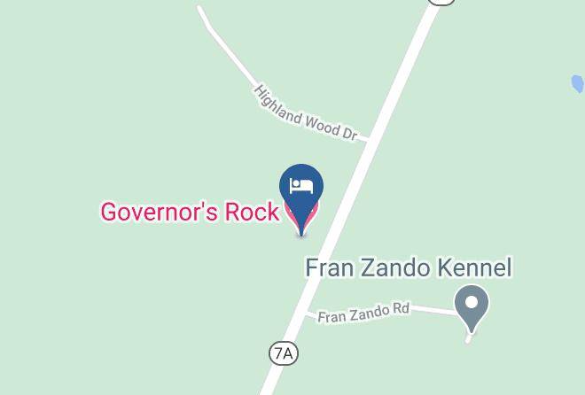 Bennington - Governor's Rock Motel Maps