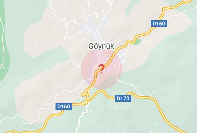 Goynuk - Goynuk Otel Maps