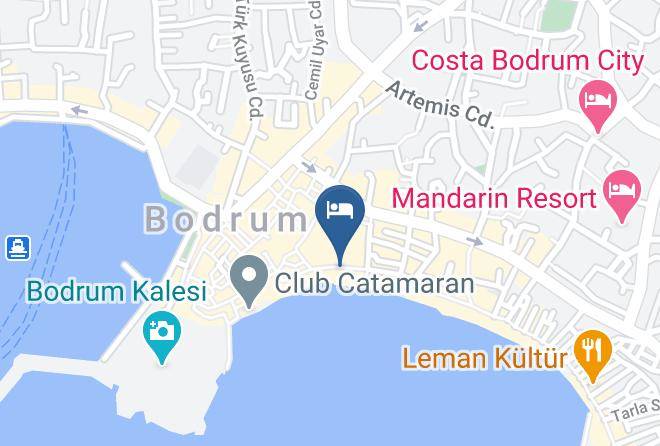 Bodrum - Gozen Butik Hotel Maps