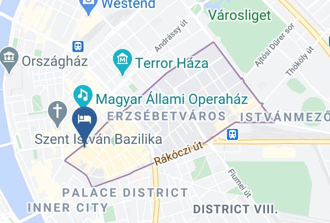 Budapest Erzsebetvaros - Hotel Gozsdu Court Maps
