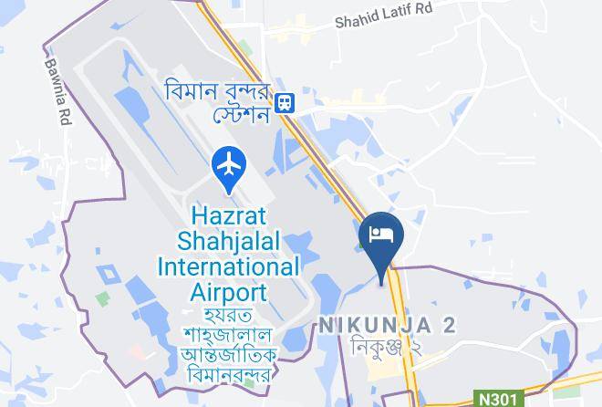 Dhaka - Grace 21 Smart Hotel Dhaka Maps
