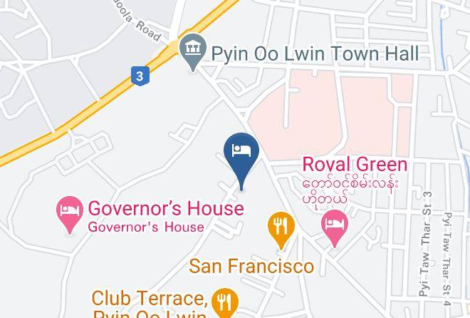 Pyinoolwin - Grace Hotel 1 Maps